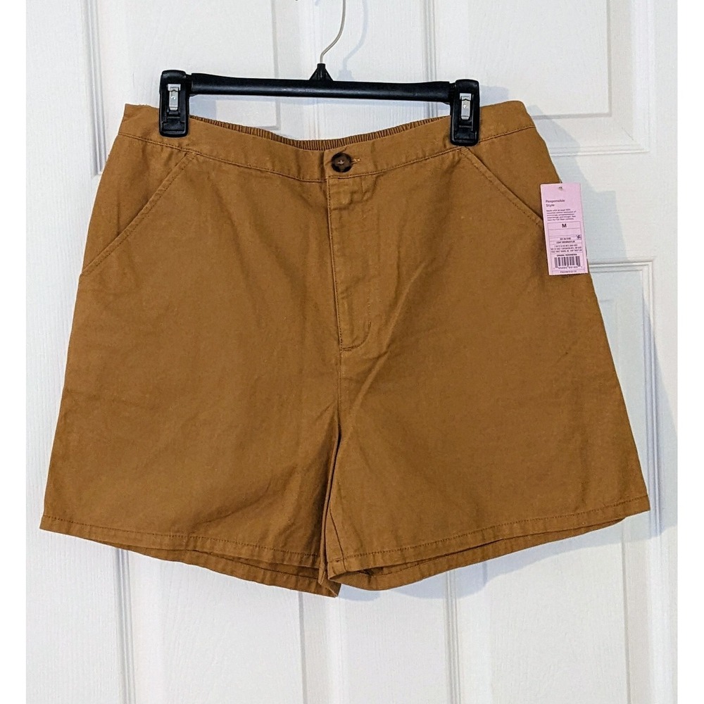 Wild Fable Women's Shorts Medium Brown‎ Casual High Waist Comfort Stretch NWT